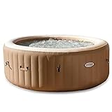 Produkt: Intex Whirlpool Pure SPA Bubble Massage - Ø 196 cm x 71 cm, für 4 Personen, Fassungsvermögen 795 l, beige, 28426 (Preisvergleich)