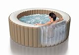 Produkt: Intex Whirlpool Pure SPA Bubble Massage - Ø 216 cm x 71 cm, für 6 Personen, Fassungsvermögen 1.098 l, beige, 28428 (Preisvergleich)