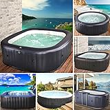 Produkt: BRAST Whirlpool aufblasbar MSpa | 2-8 Personen | viele Modelle rund und eckig | Ø 125-224cm | In- Outdoor Pool | bis zu 144 Massagedüsen | inkl. Aufblasfunktion Abdeckung Timer Heizung | Muse Otium (Preisvergleich)