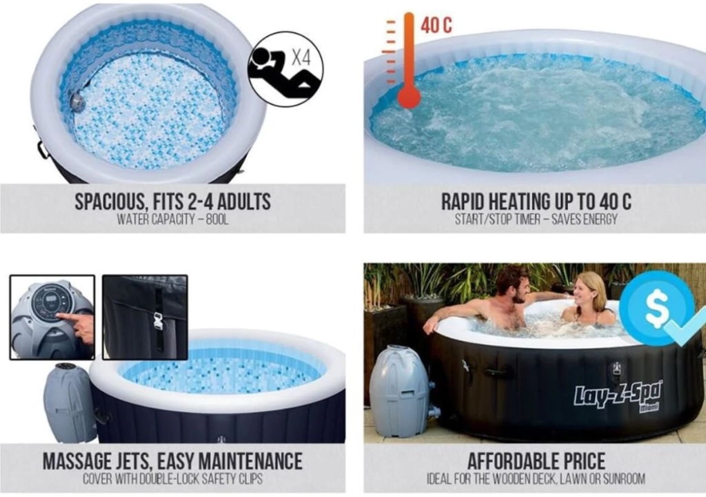 Bestway Lay-Z-Spa Miami AirJet im Test – ab 347,90